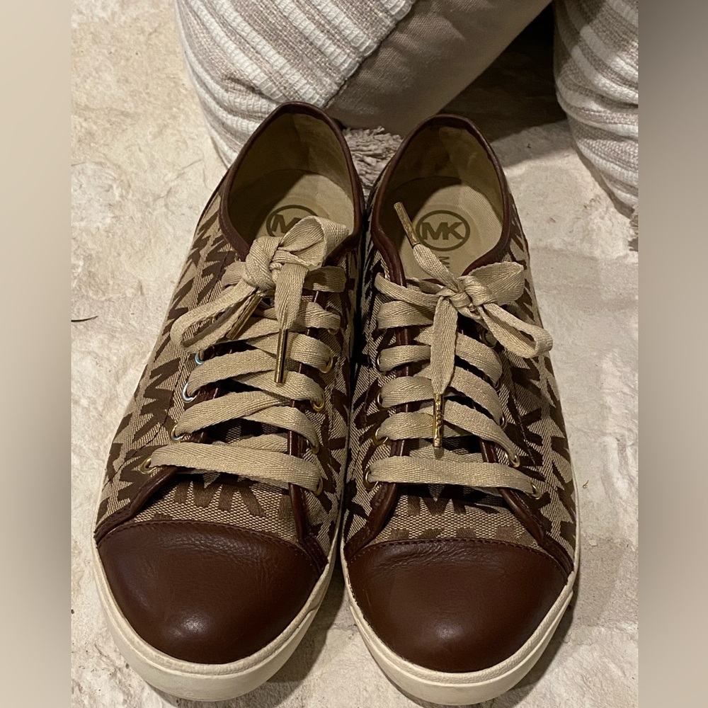 Michael Kors Leather & Canvas Sneakers